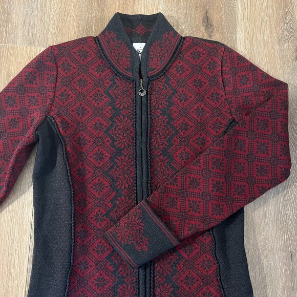 NWOT $535 Dale of Norway Christiania 100% Merino Wool Jacket - M - Picture 9 of 13